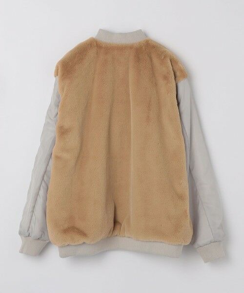 SHIPS / シップス ブルゾン | SHIPS Colors:合成皮革 ボア ボマー ジャケット | 詳細4