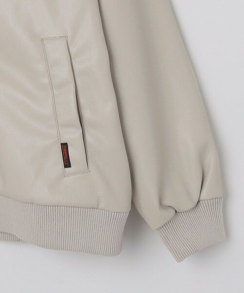 SHIPS / シップス ブルゾン | SHIPS Colors:合成皮革 ボア ボマー ジャケット | 詳細6