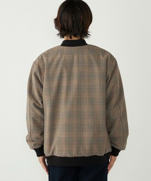SHIPS / シップス ブルゾン | SHIPS Colors:チェック ボア ボマー ジャケット | 詳細11
