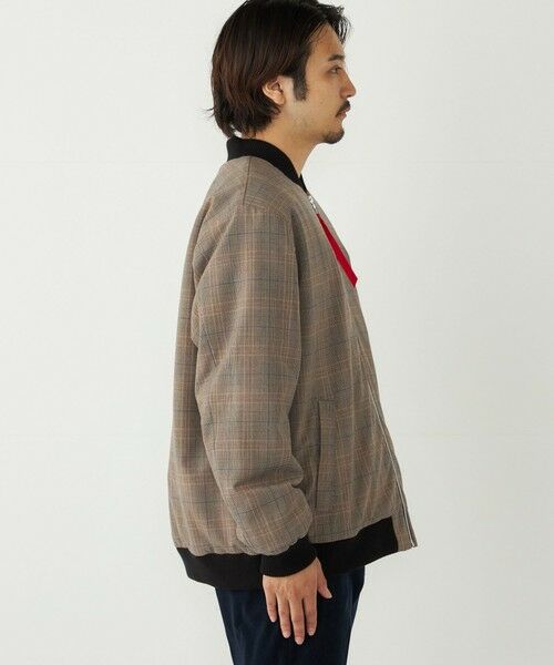 SHIPS / シップス ブルゾン | SHIPS Colors:チェック ボア ボマー ジャケット | 詳細12