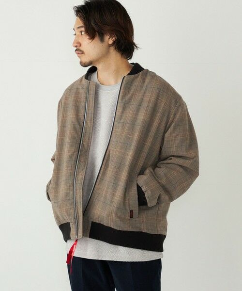 SHIPS / シップス ブルゾン | SHIPS Colors:チェック ボア ボマー ジャケット | 詳細15