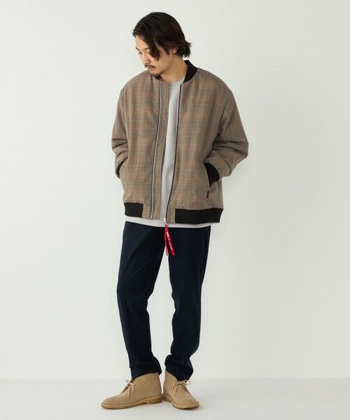 SHIPS / シップス ブルゾン | SHIPS Colors:チェック ボア ボマー ジャケット | 詳細16