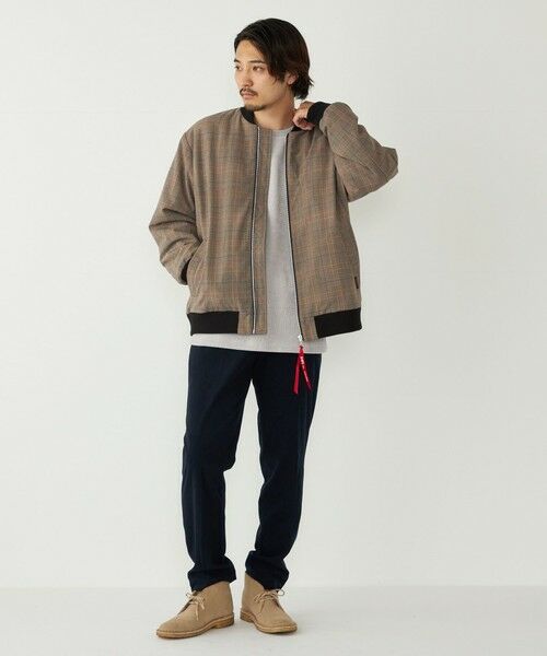 SHIPS / シップス ブルゾン | SHIPS Colors:チェック ボア ボマー ジャケット | 詳細17