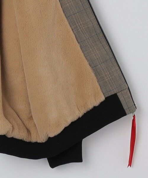 SHIPS / シップス ブルゾン | SHIPS Colors:チェック ボア ボマー ジャケット | 詳細7