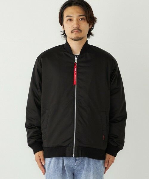 SHIPS / シップス ブルゾン | SHIPS Colors:〈撥水〉ボア ボマー ジャケット | 詳細10