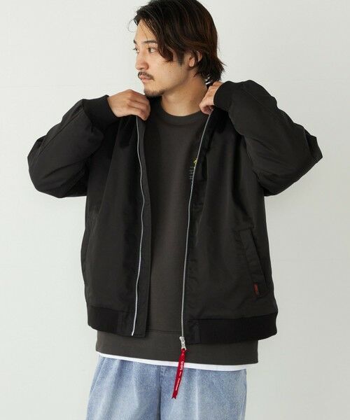 SHIPS / シップス ブルゾン | SHIPS Colors:〈撥水〉ボア ボマー ジャケット | 詳細15