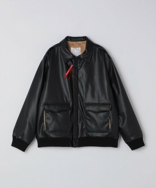SHIPS / シップス ブルゾン | SHIPS Colors:ボア A-2 フライト ジャケット◇ | 詳細1