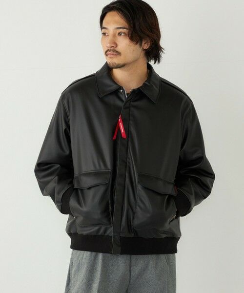 SHIPS / シップス ブルゾン | SHIPS Colors:ボア A-2 フライト ジャケット◇ | 詳細17