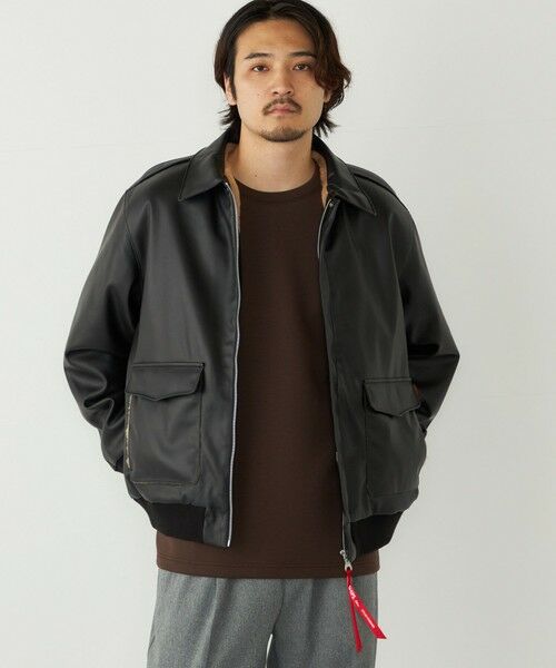 SHIPS / シップス ブルゾン | SHIPS Colors:ボア A-2 フライト ジャケット◇ | 詳細19