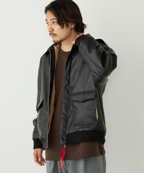 SHIPS / シップス ブルゾン | SHIPS Colors:ボア A-2 フライト ジャケット◇ | 詳細21