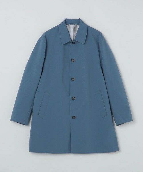 SHIPS / シップス ステンカラーコート | 《一部追加・新色予約》【一部WEB限定】SHIPS Colors:〈撥水・防風〉ステンカラー コート（ブルー）