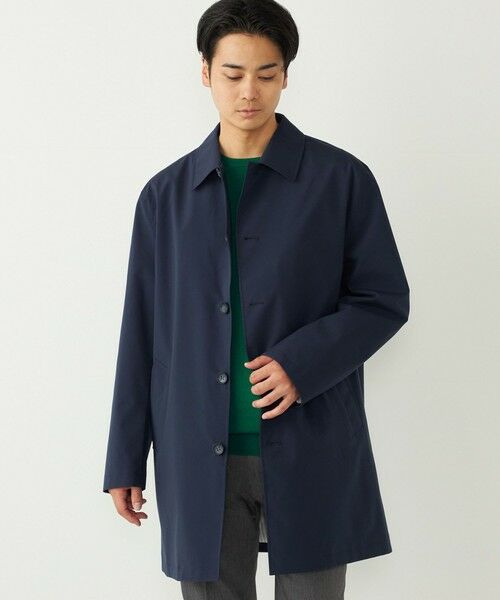 SHIPS / シップス その他アウター | SHIPS Colors:〈撥水・防風〉ステンカラー コート◇(ネイビー)