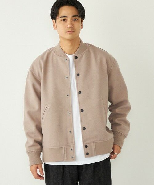 SHIPS / シップス その他アウター | SHIPS Colors:ウール ミックス スタジアム ブルゾン | 詳細13