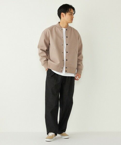 SHIPS / シップス その他アウター | SHIPS Colors:ウール ミックス スタジアム ブルゾン | 詳細15