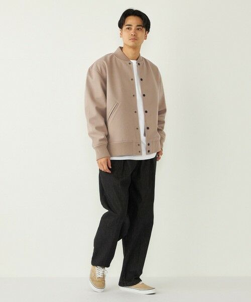 SHIPS / シップス その他アウター | SHIPS Colors:ウール ミックス スタジアム ブルゾン | 詳細16
