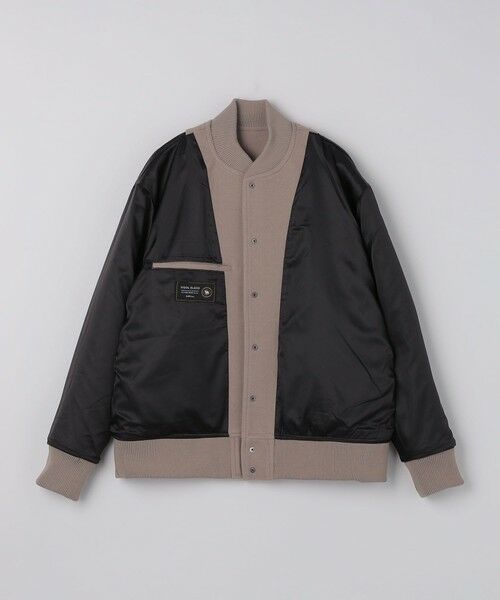 SHIPS / シップス その他アウター | SHIPS Colors:ウール ミックス スタジアム ブルゾン | 詳細3