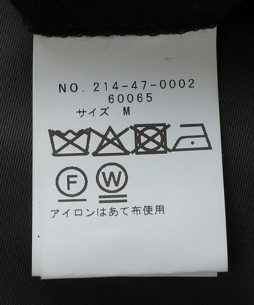 SHIPS / シップス その他アウター | SHIPS Colors:ウール ミックス スタジアム ブルゾン ブラック | 詳細11