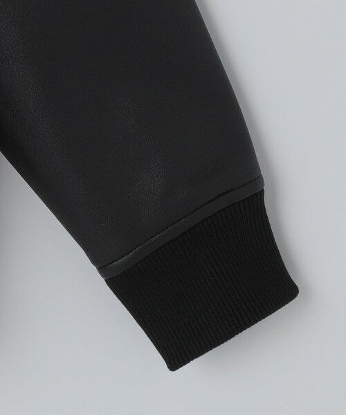 SHIPS / シップス その他アウター | SHIPS Colors:ウール ミックス スタジアム ブルゾン ブラック | 詳細6