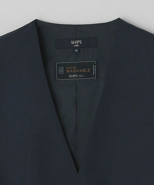 SHIPS / シップス ダウンジャケット・ベスト | SHIPS Colors:〈洗濯機可能〉TW ウォッシャブル スーツ ベスト(セットアップ対応可能) | 詳細16