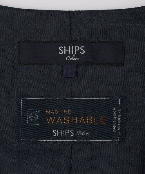 SHIPS / シップス ダウンジャケット・ベスト | SHIPS Colors:〈洗濯機可能〉T/W スーツ ベスト(セットアップ対応可能) | 詳細11