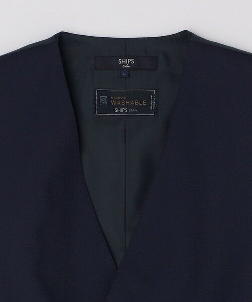 SHIPS / シップス ダウンジャケット・ベスト | SHIPS Colors:〈洗濯機可能〉T/W スーツ ベスト(セットアップ対応可能) | 詳細6