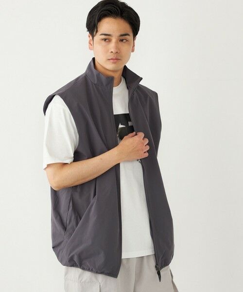 SHIPS / シップス ダウンジャケット・ベスト | SHIPS Colors:〈接触冷感・吸水速乾・洗濯機可能〉スタンド ベスト | 詳細17