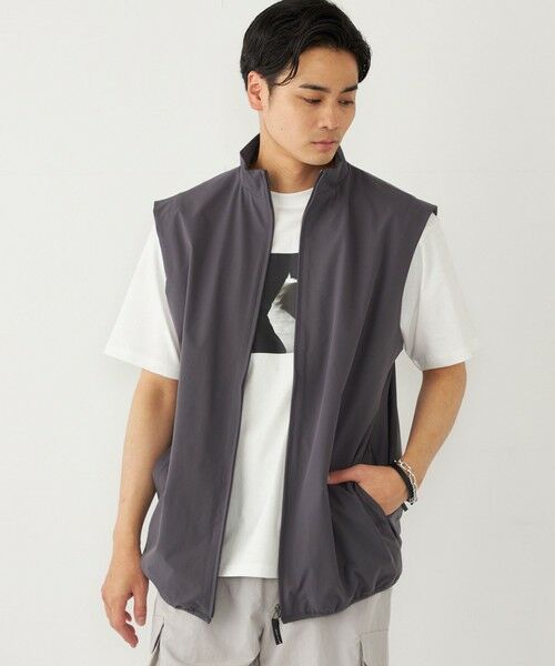 SHIPS / シップス ダウンジャケット・ベスト | SHIPS Colors:〈接触冷感・吸水速乾・洗濯機可能〉スタンド ベスト | 詳細18