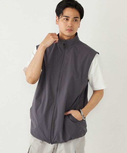 SHIPS / シップス ダウンジャケット・ベスト | SHIPS Colors:〈接触冷感・吸水速乾・洗濯機可能〉スタンド ベスト | 詳細19