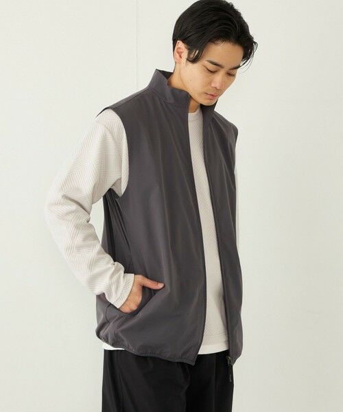 SHIPS / シップス ダウンジャケット・ベスト | SHIPS Colors:〈接触冷感・吸水速乾・洗濯機可能〉スタンド ベスト | 詳細22