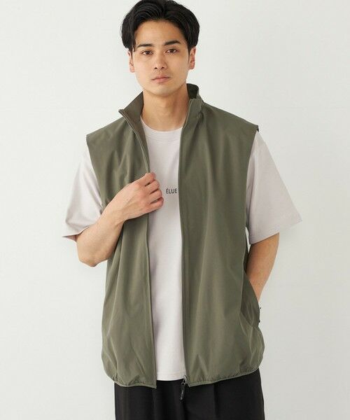 SHIPS / シップス ダウンジャケット・ベスト | SHIPS Colors:〈接触冷感・吸水速乾・洗濯機可能〉スタンド ベスト | 詳細29