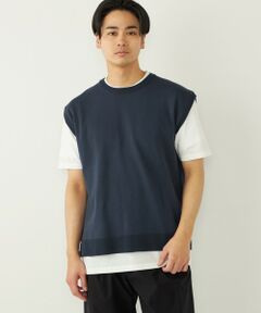SHIPS / シップス ニット・セーター | SHIPS Colors:〈洗濯機可能〉ベスト Tシャツ アンサンブル◇