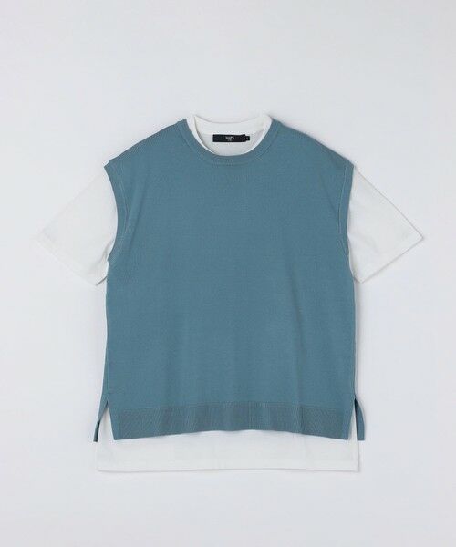 SHIPS / シップス ニット・セーター | SHIPS Colors:〈洗濯機可能〉ベスト Tシャツ アンサンブル◇ | 詳細8