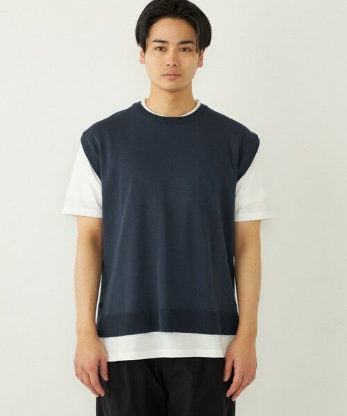 SHIPS / シップス ニット・セーター | SHIPS Colors:〈洗濯機可能〉ベスト Tシャツ アンサンブル◇ | 詳細25