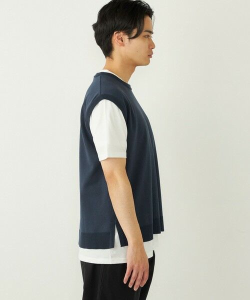 SHIPS / シップス ニット・セーター | SHIPS Colors:〈洗濯機可能〉ベスト Tシャツ アンサンブル◇ | 詳細28