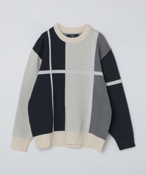 SHIPS / シップス ニット・セーター | SHIPS Colors:〈洗濯機可能〉ソウガラ ジャカード ニット | 詳細1