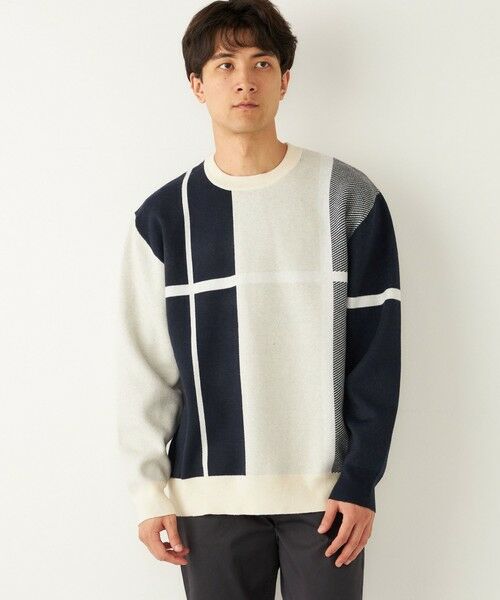 SHIPS / シップス ニット・セーター | SHIPS Colors:〈洗濯機可能〉ソウガラ ジャカード ニット | 詳細4