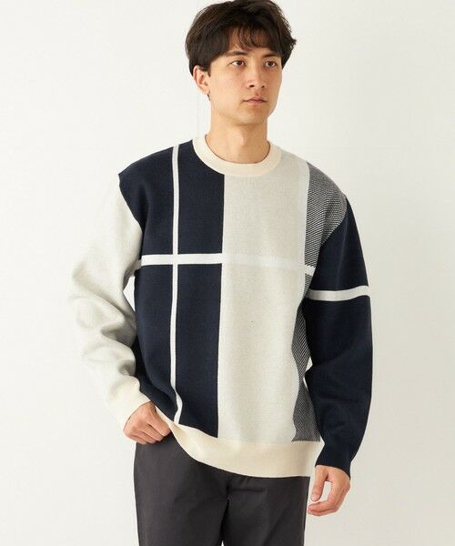 SHIPS / シップス ニット・セーター | SHIPS Colors:〈洗濯機可能〉ソウガラ ジャカード ニット | 詳細5