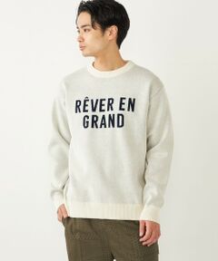 SHIPS / シップス ニット・セーター | SHIPS Colors:〈手洗い可能〉モール ジャカード ロゴ ニット◇