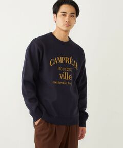 SHIPS / シップス ニット・セーター | SHIPS Colors:〈手洗い可能〉モール ジャカード ロゴ ニット◇