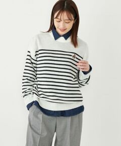 SHIPS / シップス ニット・セーター | SHIPS Colors:〈洗濯機可能〉TeddyBear(R) ワンポイント ニット