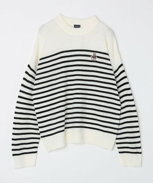 SHIPS / シップス ニット・セーター | SHIPS Colors:〈洗濯機可能〉TeddyBear(R) ワンポイント ニット | 詳細1