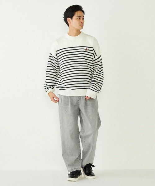 SHIPS / シップス ニット・セーター | SHIPS Colors:〈洗濯機可能〉TeddyBear(R) ワンポイント ニット | 詳細4