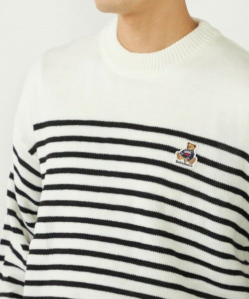 SHIPS / シップス ニット・セーター | SHIPS Colors:〈洗濯機可能〉TeddyBear(R) ワンポイント ニット | 詳細5