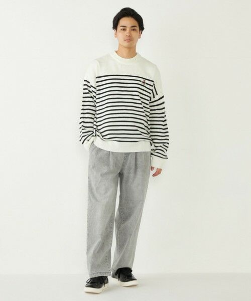 SHIPS / シップス ニット・セーター | SHIPS Colors:〈洗濯機可能〉TeddyBear(R) ワンポイント ニット | 詳細8