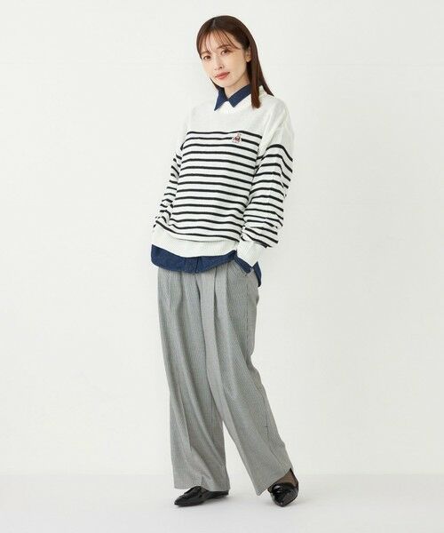 SHIPS / シップス ニット・セーター | SHIPS Colors:〈洗濯機可能〉TeddyBear(R) ワンポイント ニット | 詳細12