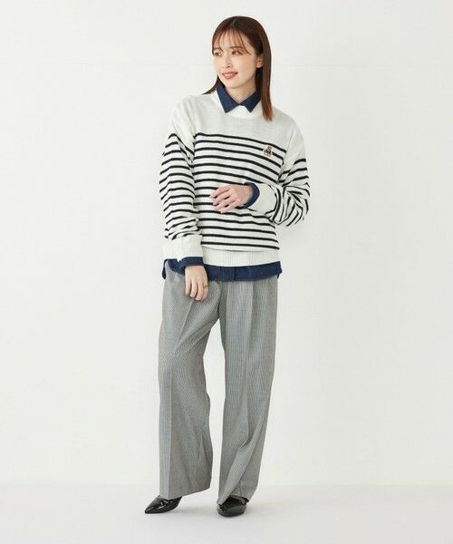 SHIPS / シップス ニット・セーター | SHIPS Colors:〈洗濯機可能〉TeddyBear(R) ワンポイント ニット | 詳細13