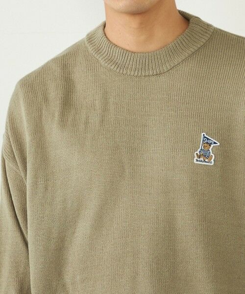 SHIPS / シップス ニット・セーター | SHIPS Colors:〈洗濯機可能〉TeddyBear(R) ワンポイント ニット | 詳細22
