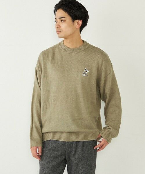 SHIPS / シップス ニット・セーター | SHIPS Colors:〈洗濯機可能〉TeddyBear(R) ワンポイント ニット | 詳細23