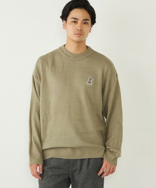 SHIPS / シップス ニット・セーター | SHIPS Colors:〈洗濯機可能〉TeddyBear(R) ワンポイント ニット | 詳細24