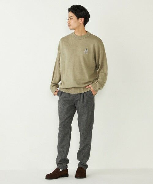 SHIPS / シップス ニット・セーター | SHIPS Colors:〈洗濯機可能〉TeddyBear(R) ワンポイント ニット | 詳細25